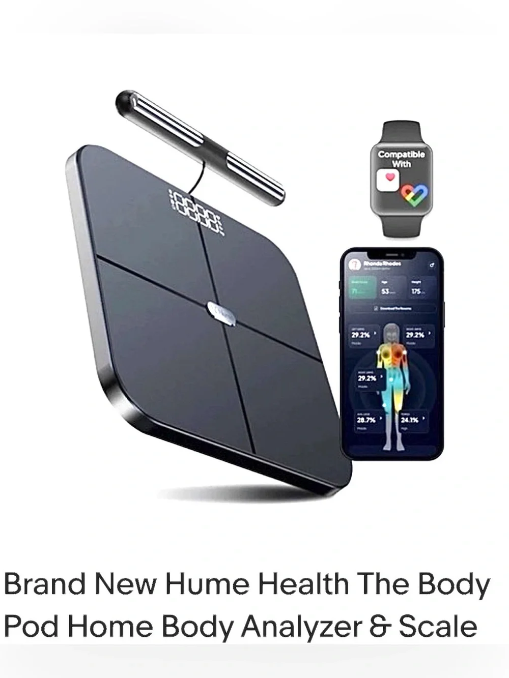 Hume Health Body Pod Home Body Analyzer & Scale